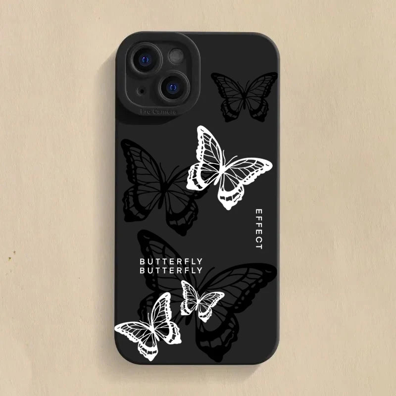 Black White Butterfly